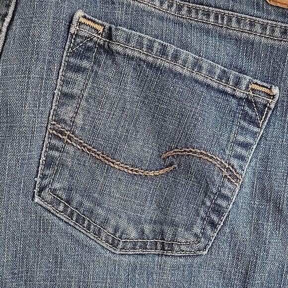 Levi Strauss signature low-rise bootcut blue denim jeans Size 12S - Picture 2 of 15